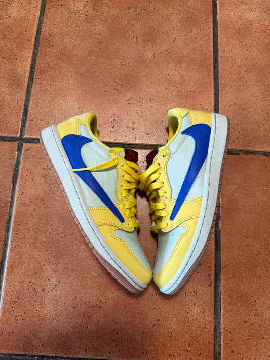 Travis Scott x Wmns Air Jordan 1
Retro Low OG SP 'Canary' USED