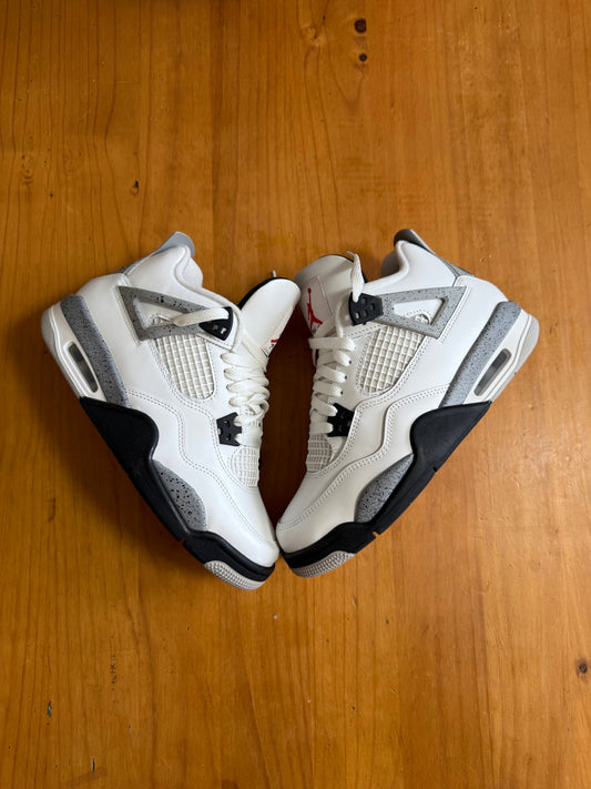 Air Jordan 4 Retro OG GS 'White Cement' 2025 USED