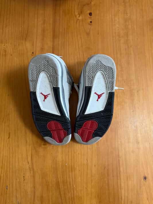 Air Jordan 4 Retro OG GS 'White Cement' 2025 USED