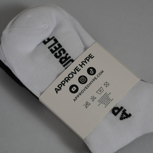 Approved Hype 2-pack Socks (Chapter 1 Black & White)
