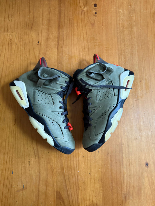 Travis Scott x Air Jordan 6 Retro 'Olive' USED