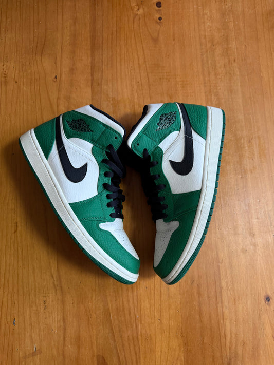 Air Jordan 1 Mid 'Pine Green' USED