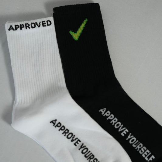 Approved Hype 2-pack Socks (Chapter 1 Black & White)