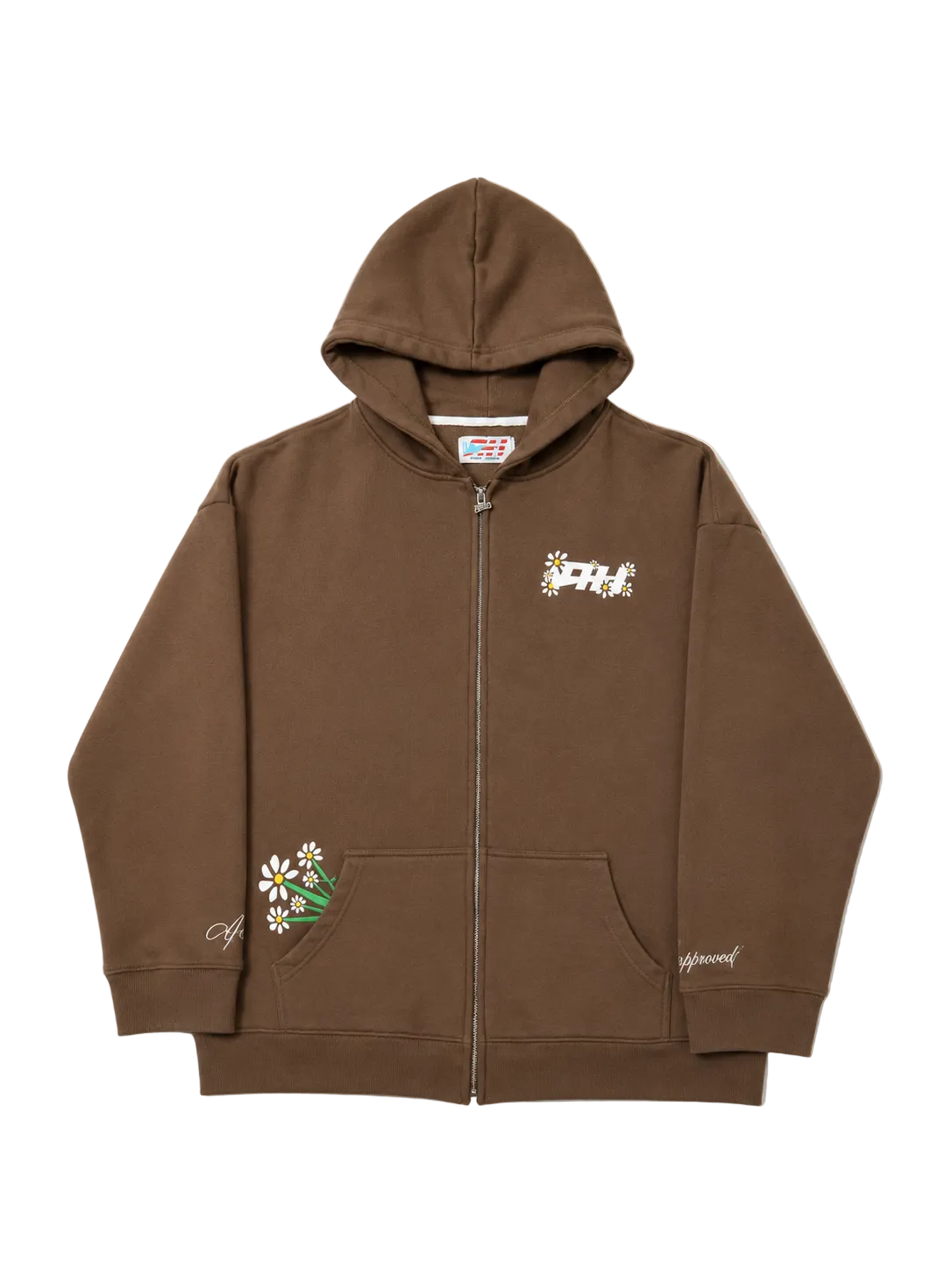 Margarita Brown Zipper Hoodie