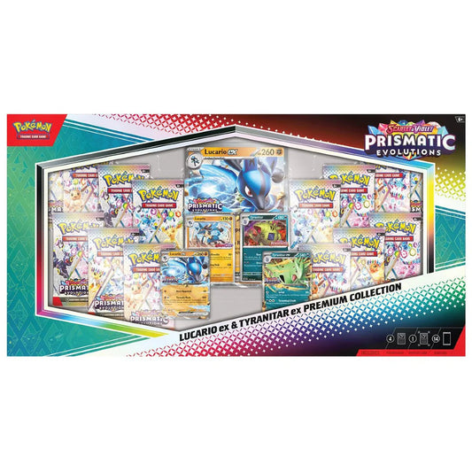 lucario ex & tyranitar ex premium collection
